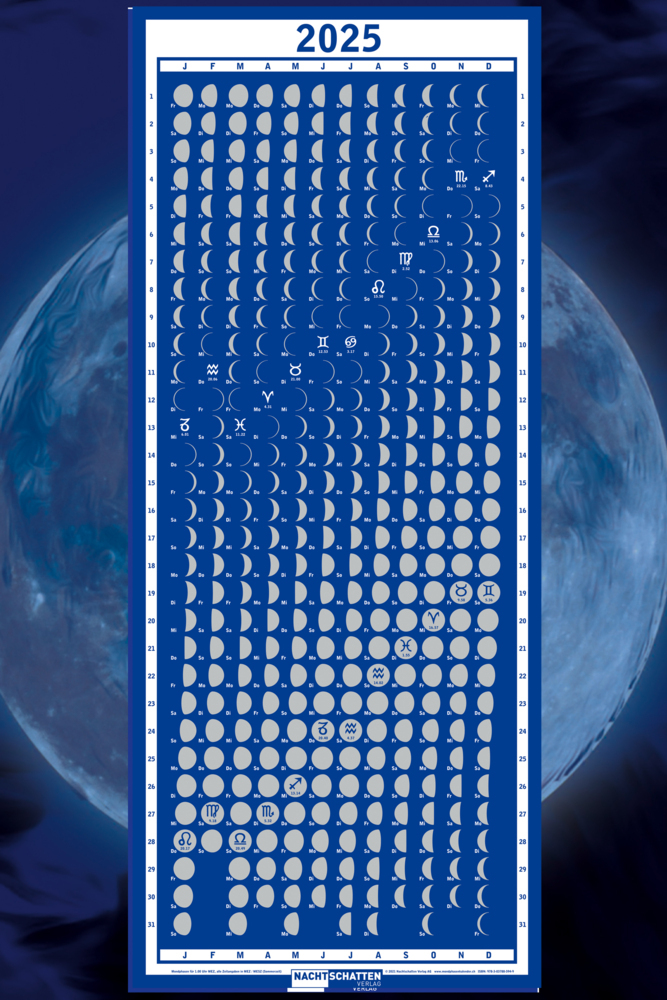 Mondphasenkalender 2025 main product photo