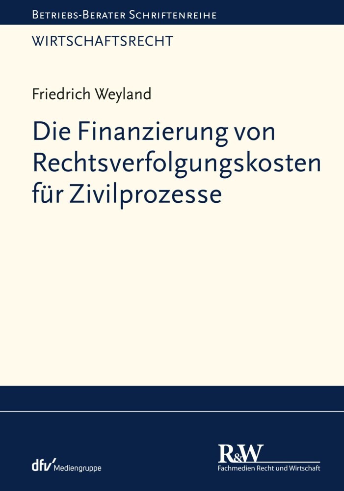 Die Finanzierung von Rechtsverfolgungskosten für Zivilprozesse main product photo