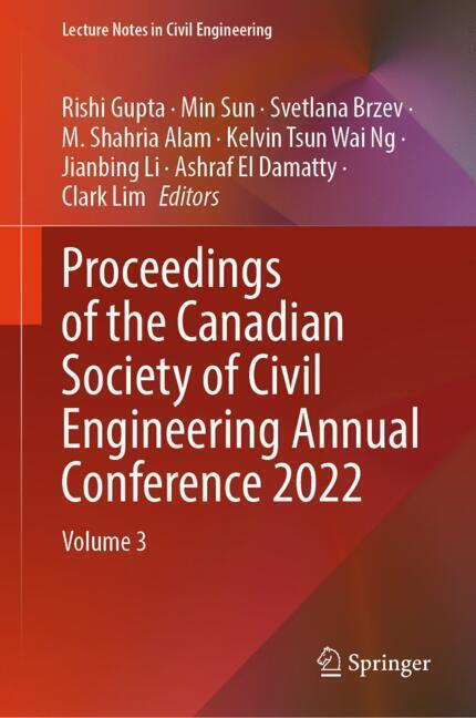 Proceedings of the Canadian Society of Civil Engineering Annual Conference 2022 main product photo