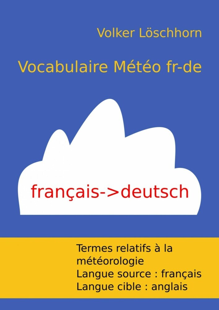 Vocabulaire Météo fr-de main product photo