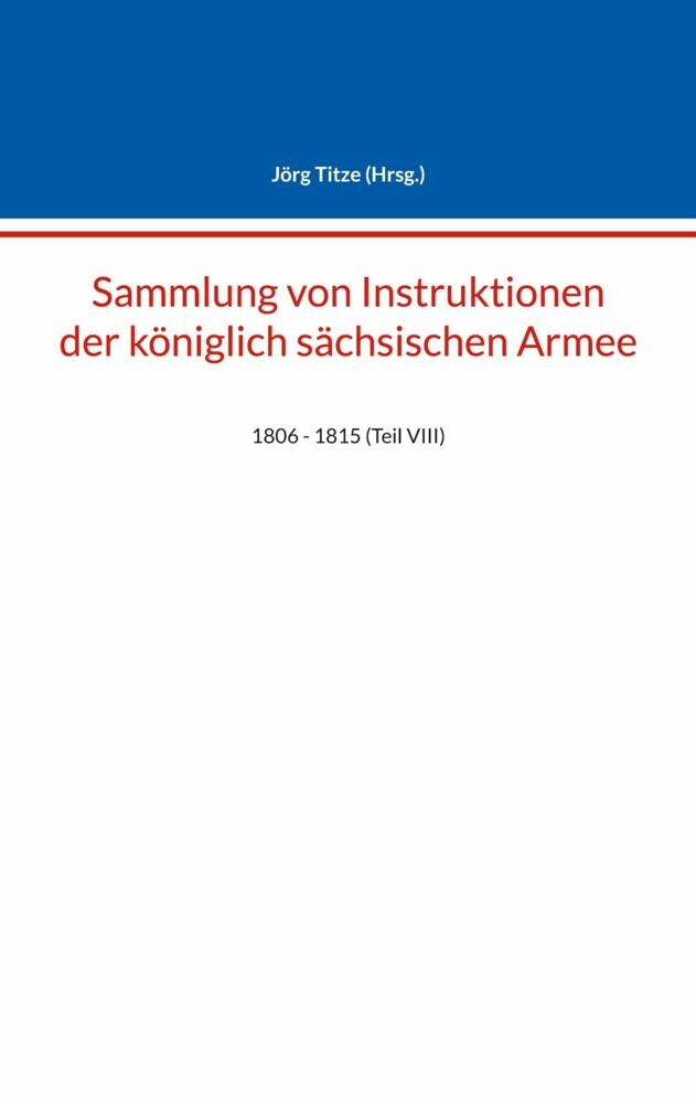 Sammlung von Instruktionen der königlich sächsischen Armee main product photo