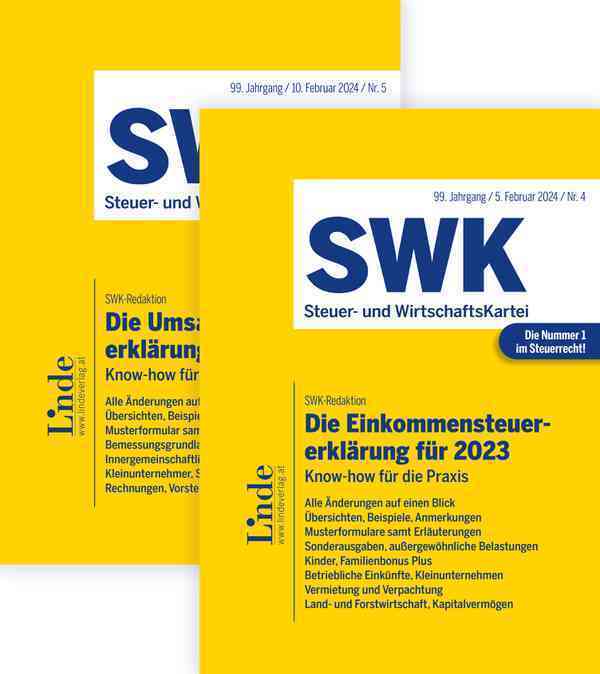 Die Steuererklärungen für 2023 - Band 1 + 2 main product photo