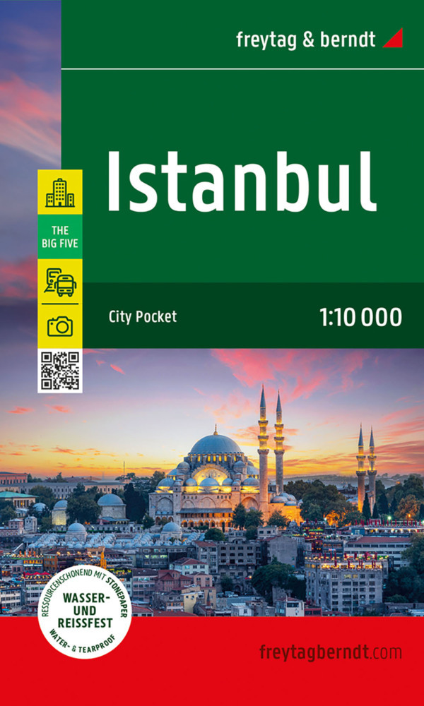 Istanbul, Stadtplan 1:10.000, freytag & berndt main product photo
