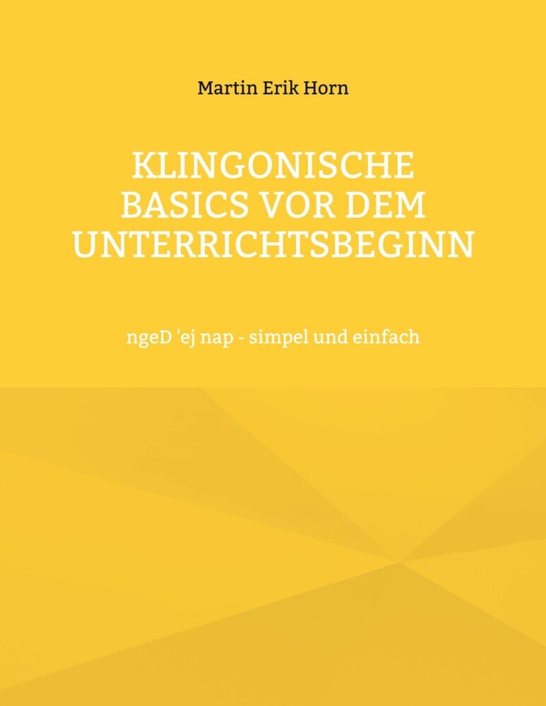 Klingonische Basics vor dem Unterrichtsbeginn main product photo