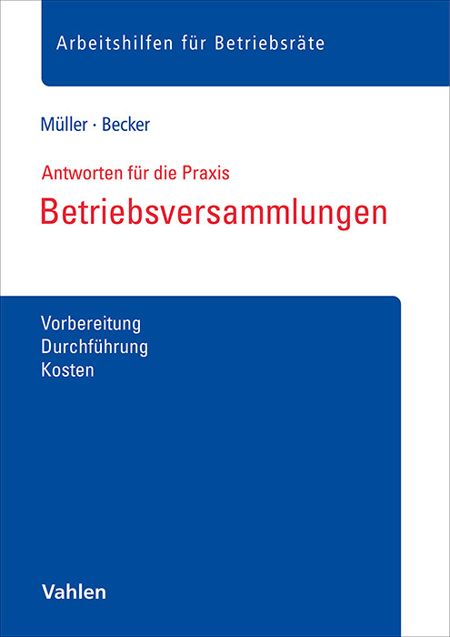 Betriebsversammlungen main product photo