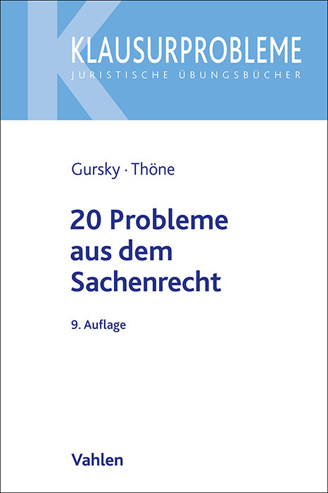20 Probleme aus dem Sachenrecht main product photo