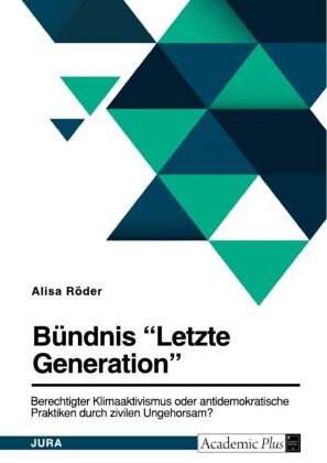 Bündnis 'Letzte Generation'. Berechtigter Klimaaktivismus oder antidemokratische Praktiken durch zivilen Ungehorsam?