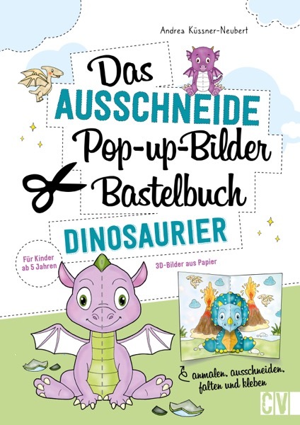 Das Ausschneide-Pop-up-Bilder-Bastelbuch. Dinosaurier main product photo
