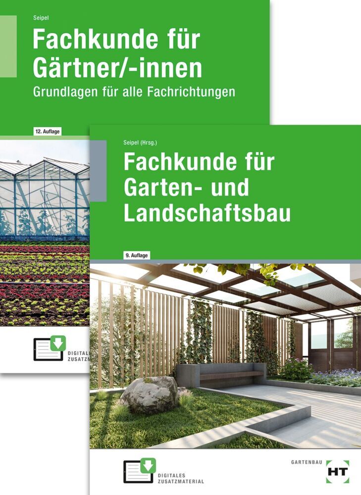 Paketangebot Fachkunde für Gärtner + Fachkunde für Garten- und Landschaftsbau, m. 1 Buch, m. 1 Buch main product photo