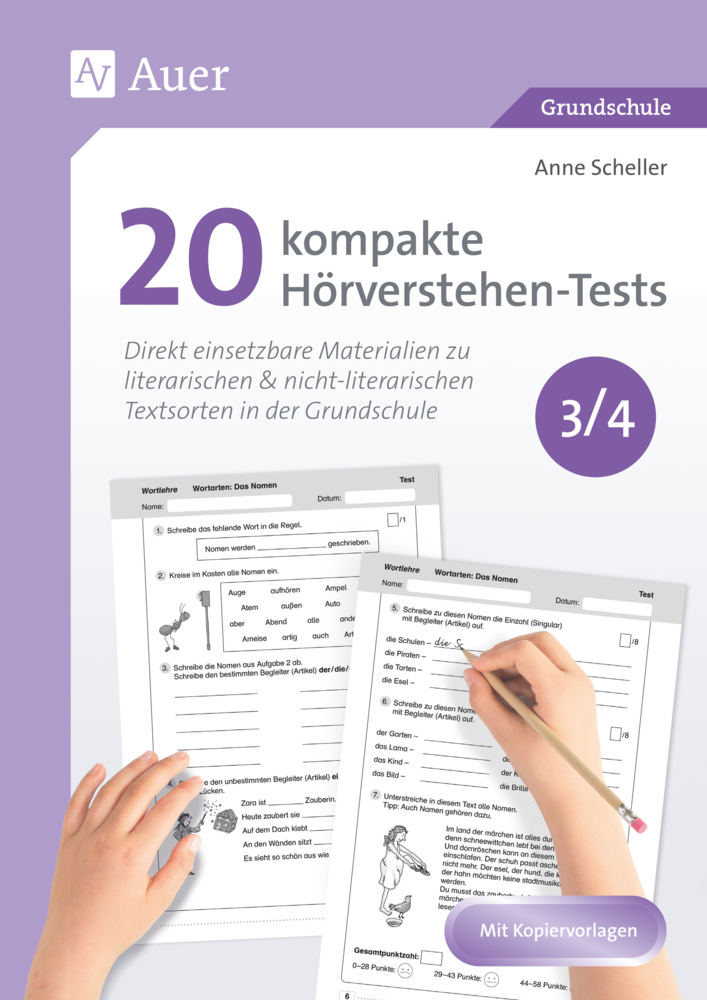 20 kompakte Hörverstehen-Tests für Klasse 3/4 main product photo