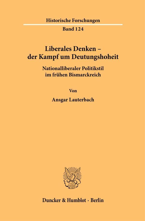 Liberales Denken - der Kampf um Deutungshoheit. main product photo