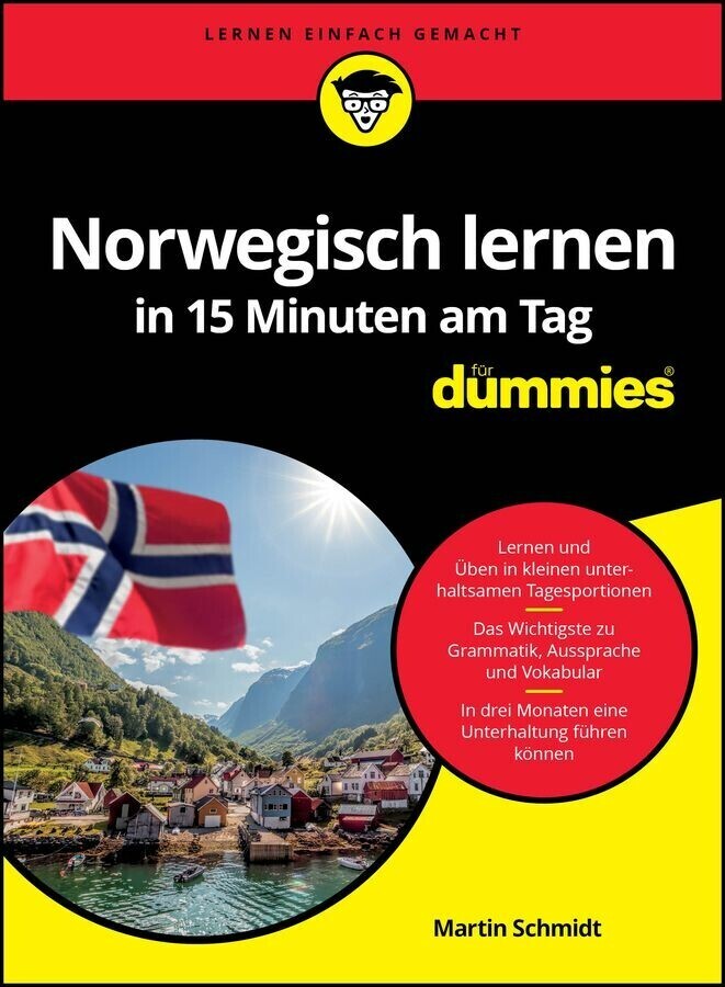 Norwegisch lernen in 15 Minuten am Tag für Dummies main product photo