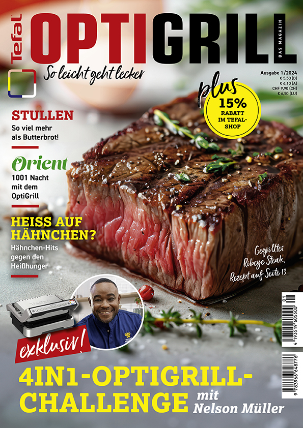 Tefal OptiGrill Magazin: So leicht geht lecker main product photo