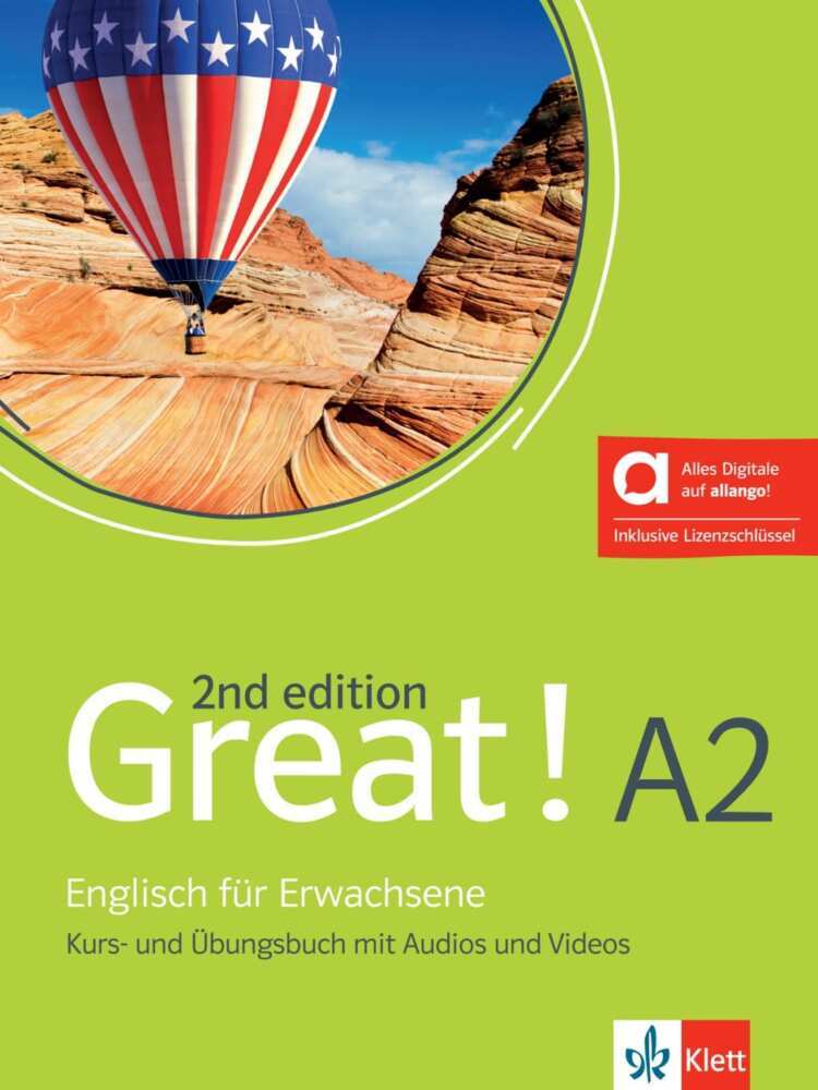 Great! A2, 2nd edition - Hybride Ausgabe allango, m. 1 Beilage main product photo