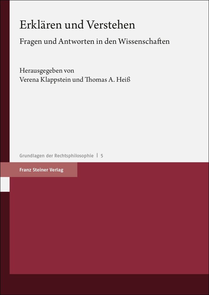 Erklären und Verstehen main product photo