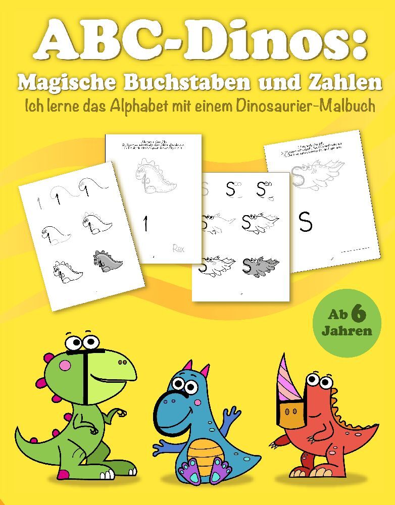 ABC Dinos: Magische Buchstaben und Zahlen ab 6 Jahren main product photo