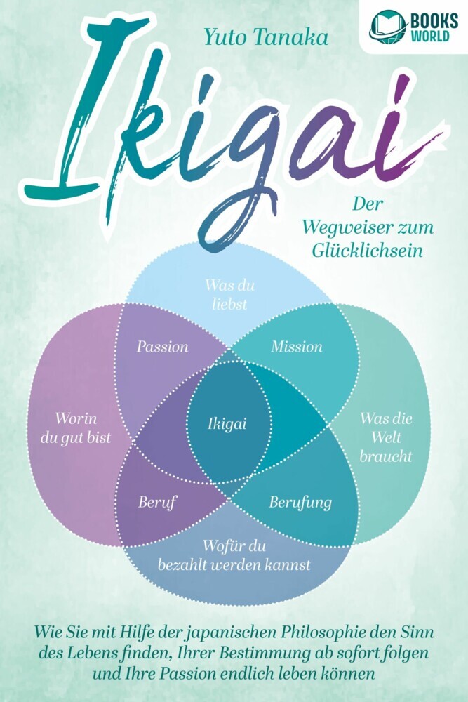IKIGAI - Der Wegweiser zum Glücklichsein: Wie Sie mit Hilfe der japanischen Philosophie den Sinn des Lebens finden, Ihrer Bestimmung ab sofort folgen und Ihre Passion endlich leben können main product photo