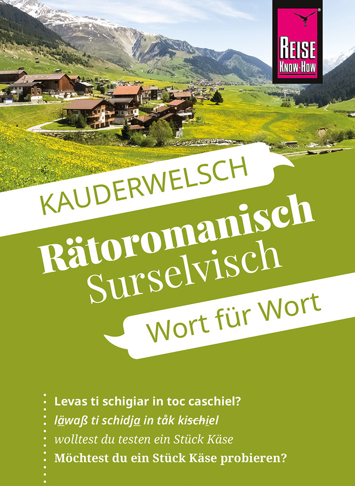 Reise Know-How Sprachführer Rätoromanisch (Surselvisch) - Wort für Wort main product photo