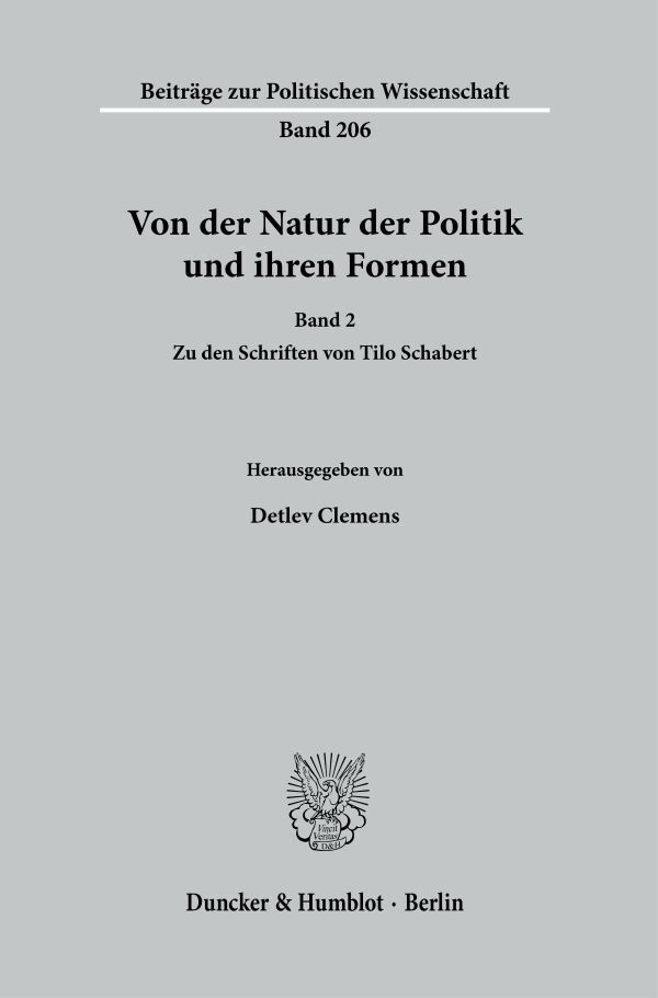 Von der Natur der Politik und ihren Formen. main product photo