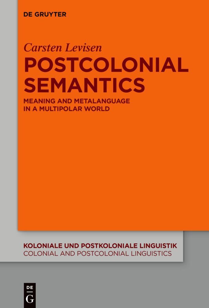 Postcolonial Semantics main product photo