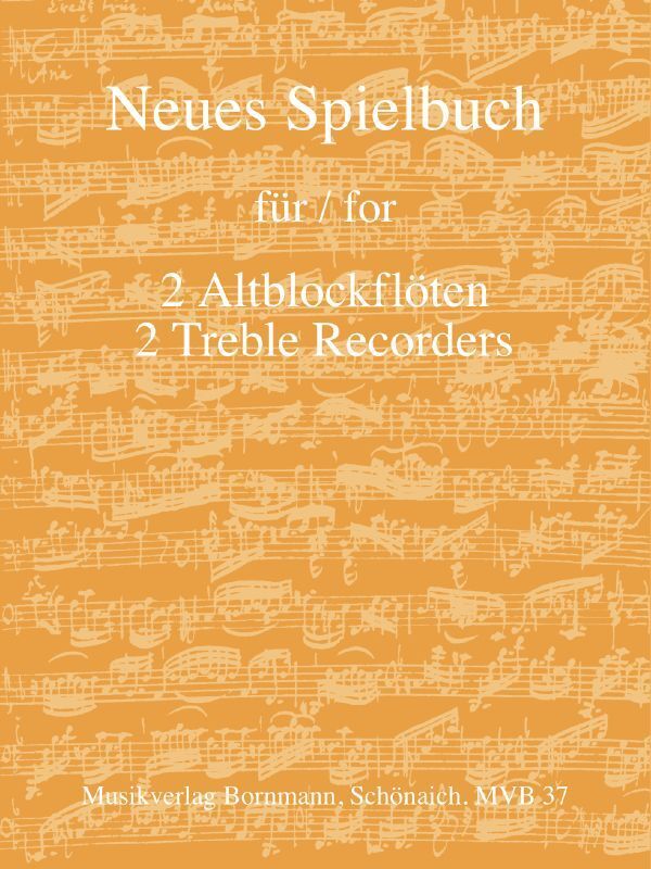 Neues Spielbuch für 2 Altblockflöten main product photo