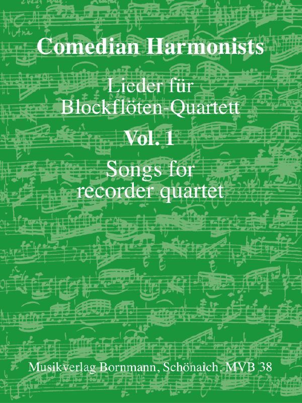 Lieder für Blockflöten-Quartett, Band 1 main product photo
