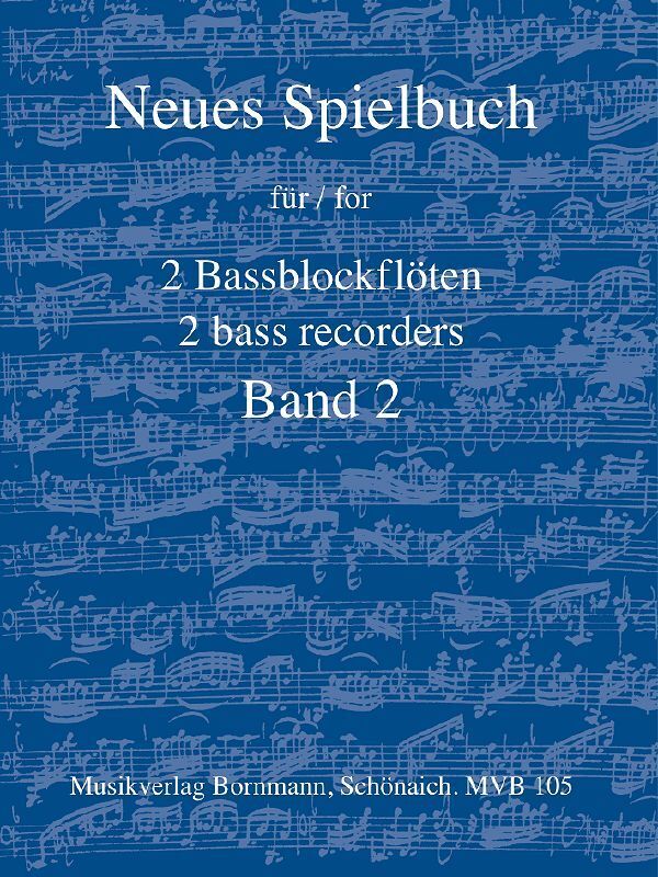 Neues Spielbuch für 2 Bassblockflöten, Bd. 2 main product photo