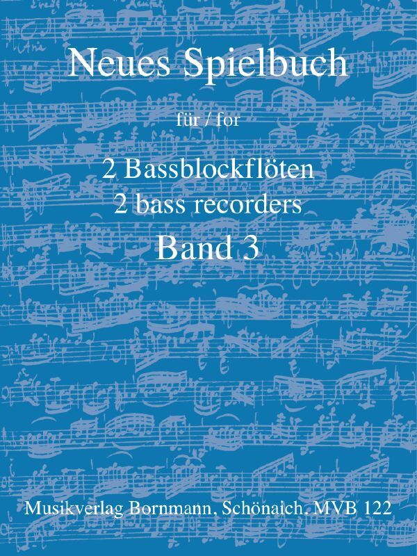 Neues Spielbuch für 2 Bassblockflöten, Bd. 3 main product photo