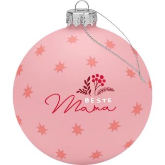Weihnachtskugel Motiv Mama