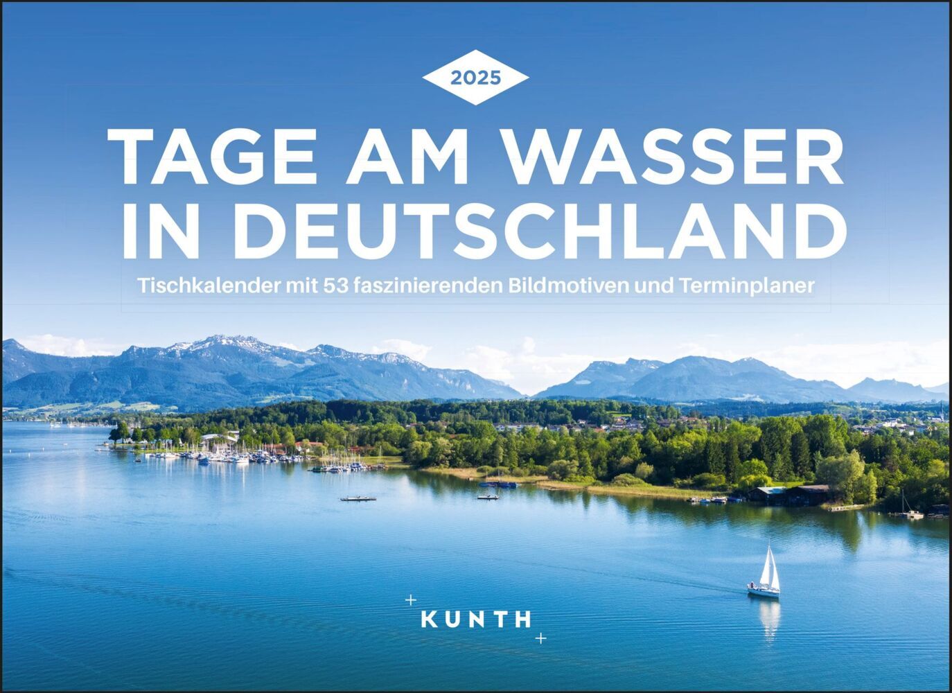 Tage am Wasser in Deutschland - KUNTH Tischkalender 2025 main product photo