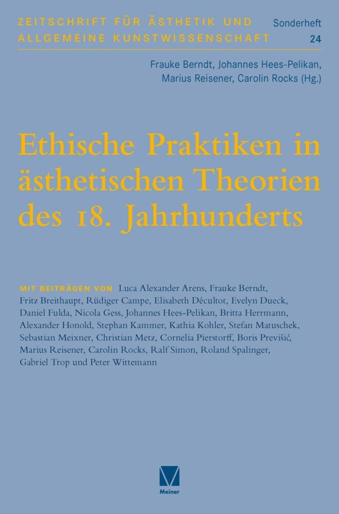 Ethische Praktiken in ästhetischen Theorien des 18. Jahrhunderts main product photo