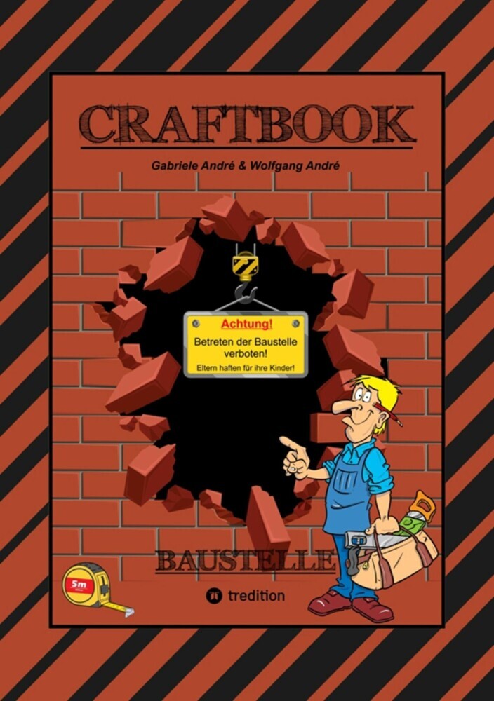 CRAFTBOOK - SPECIAL EDITION 140 BLATT - TOLLE MOTIVE - BAUFAHRZEUGE - BASTLE DEINE STADT - RÄTSEL - AUFGABEN - HÄUSER main product photo
