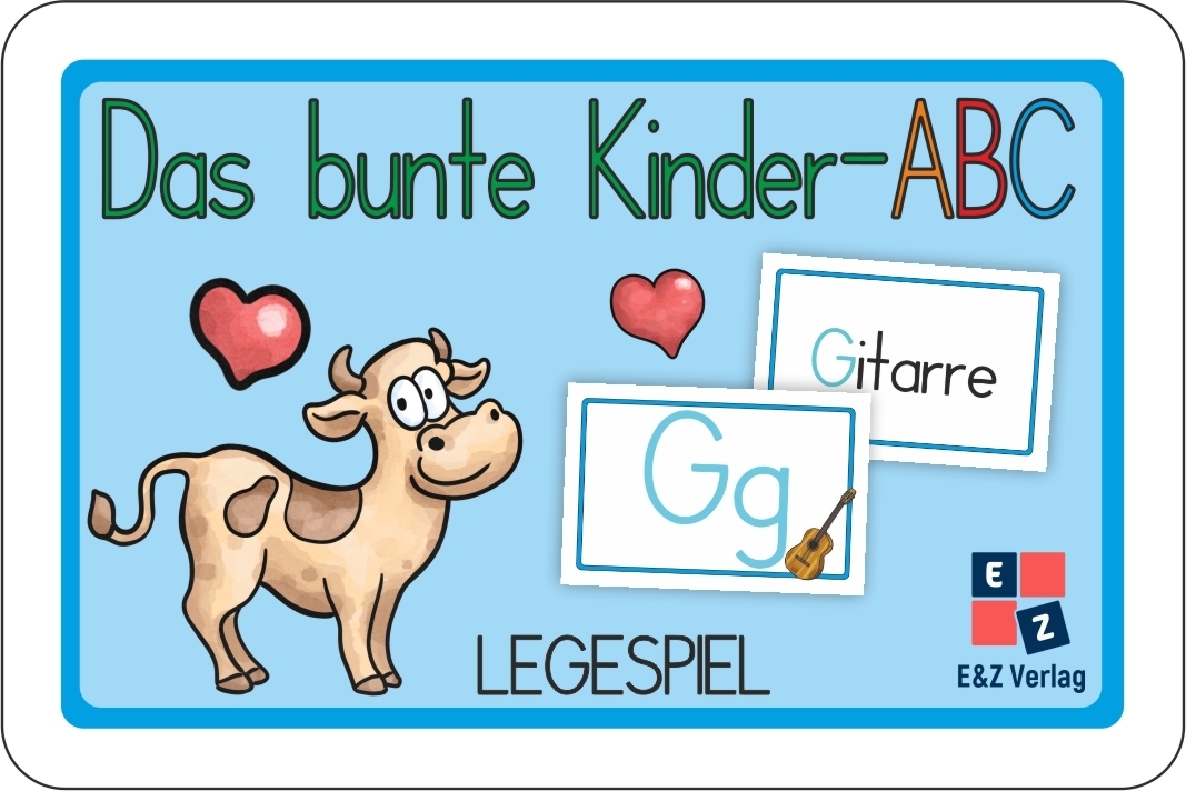 Das bunte Kinder-ABC Legespiel, m. 1 Beilage, m. 1 Beilage, 2 Teile main product photo