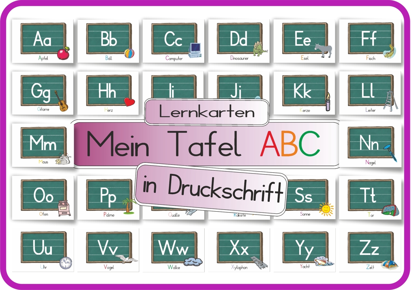 Mein Tafel ABC in Druckschrift main product photo