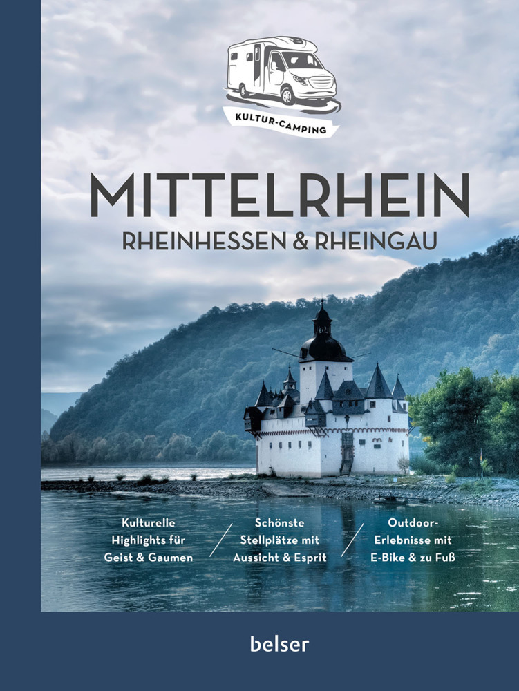 Kultur-Camping mit dem Wohnmobil. Mittelrhein, Rheinhessen & Rheingau main product photo