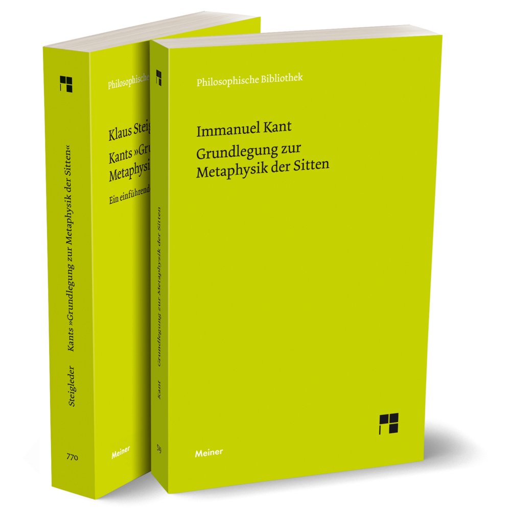Grundlegung zur Metaphysik der Sitten + Kommentar (Set) main product photo