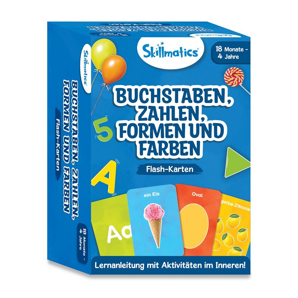 Flash-Karten - Buchstaben, Zahlen, Formen und Farben main product photo