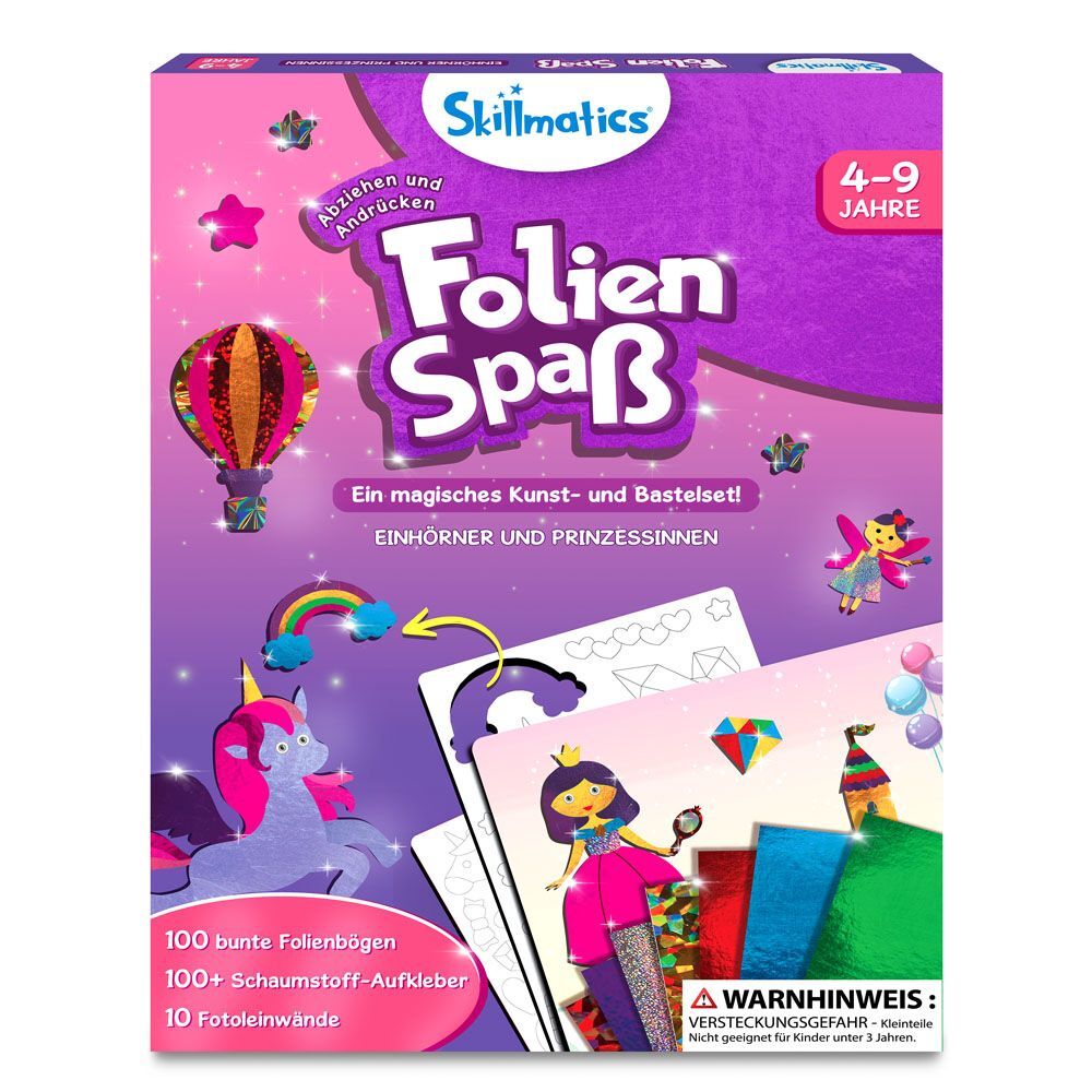 Folienspaß - Einhörner und Prinzessinnen main product photo