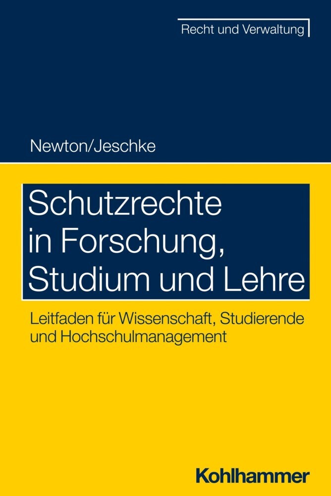 Schutzrechte in Forschung, Studium und Lehre main product photo