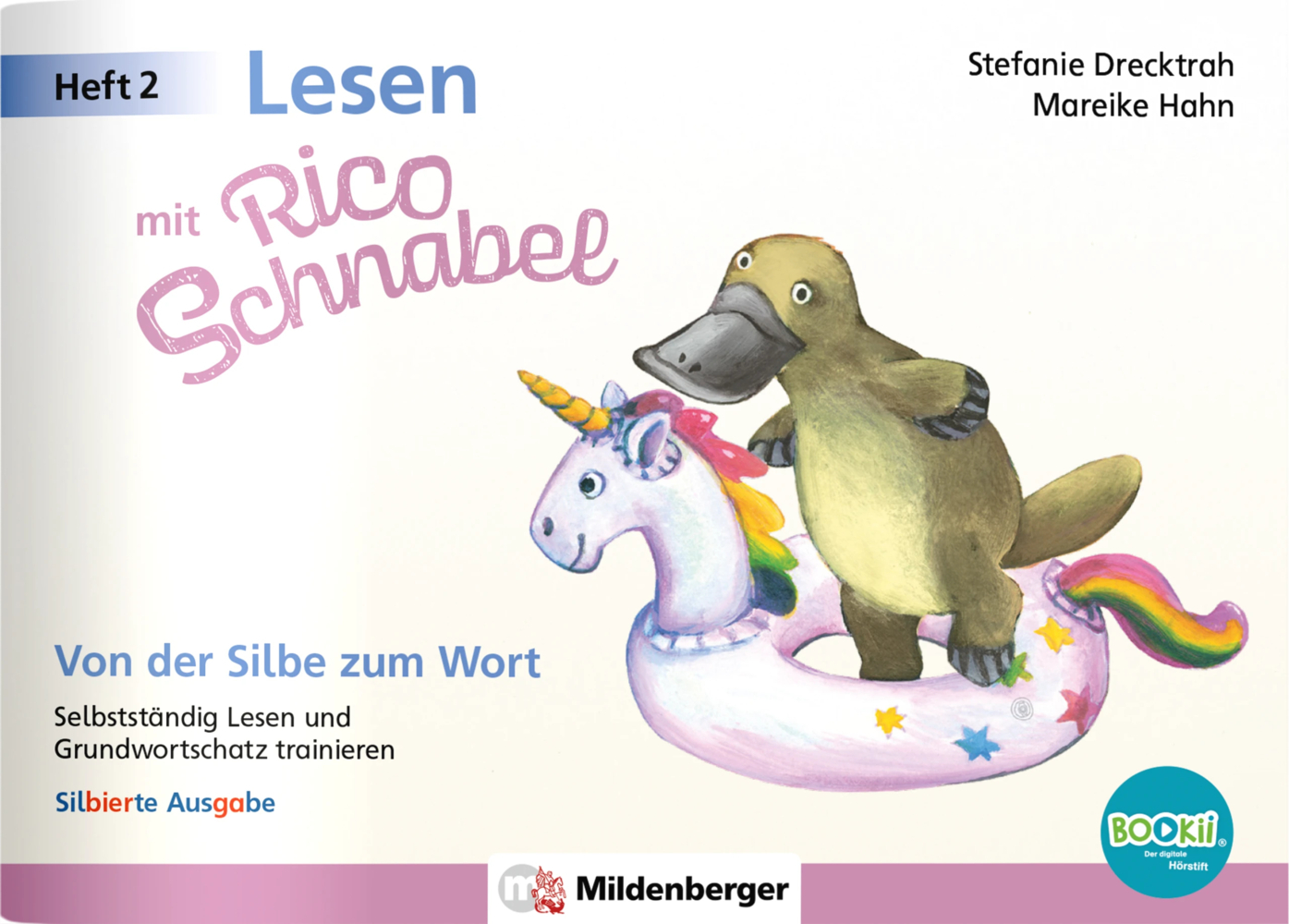 Lesen mit Rico Schnabel, Heft 2: Von der Silbe zum Wort - silbierte Ausgabe, für Bookii main product photo