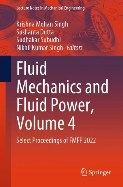 Fluid Mechanics and Fluid Power, Volume 4 main product photo