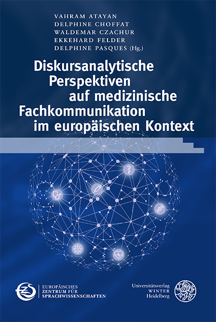Diskursanalytische Perspektiven auf medizinische Fachkommunikation im europäischen Kontext main product photo