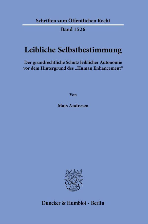 Leibliche Selbstbestimmung. main product photo
