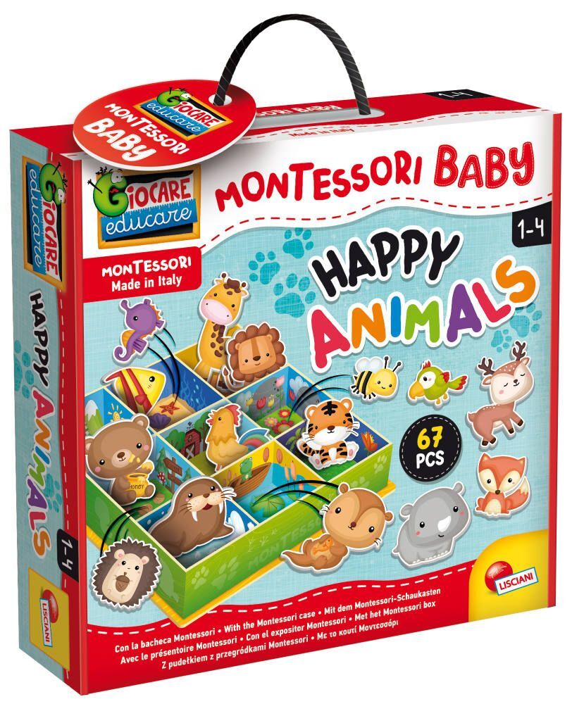 MONTESSORI BABY Boc Fröhliche Tiere main product photo