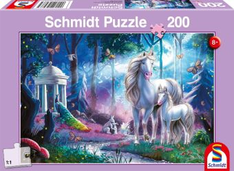 Einhornstute mit Fohlen