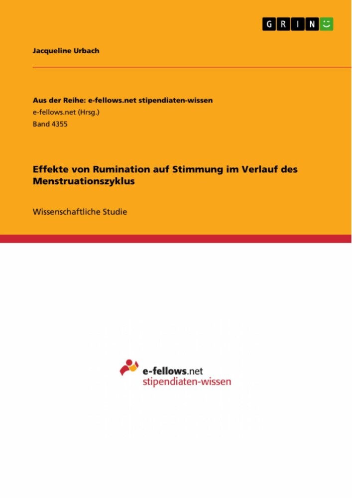 Effekte von Rumination auf Stimmung im Verlauf des Menstruationszyklus main product photo