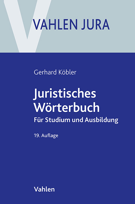Juristisches Wörterbuch main product photo