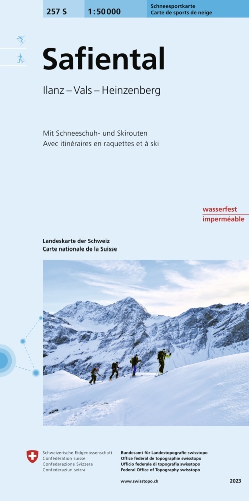 257S Safiental Schneesportkarte main product photo