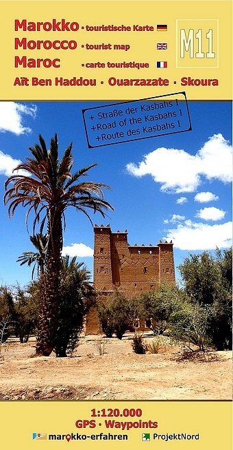 M11: Aït Ben Haddou - Ouarzazate - Skoura 1:120.000 + GPS-Waypoints main product photo