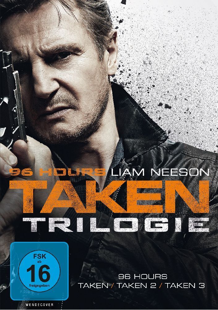 96 Hours - Taken 1-3, 3 DVD main product photo